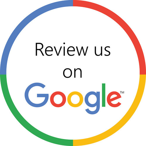 A graphic reading: Review us on Google